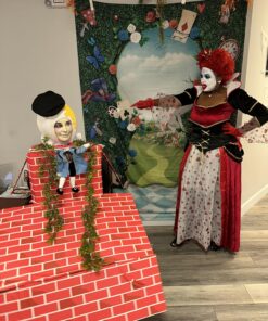 Forum Novelties womens Alice in Wonderland Costume Queen Of Hearts, Red, Standard US 19 815rGhm1NSL