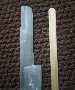 Selenite Stick 6 to 8.5 Inches long, 1 to 2 inches wide, white healing stone, strong protection powers 37 815rIblPIrL