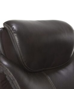 Serta Big and Tall Executive Office Chair with AIR Technology and Ergonomically Layered Body Pillows, Supports up to 350 Pounds, Bonded Leather, Roasted Chestnut 15 815u6zYCfNL