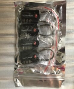 4 Pack TSA Approved Travel Combination Cable Luggage Locks for Suitcases & Backpacks - Black 4 Pack 17 815v9rUXWsL