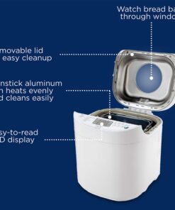 Alternative view of Oster Expressbake Breadmaker, 2-lb. Loaf Capacity, 2 lb, White/Ivory