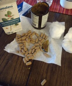 Himalaya Organic Ashwagandha, 60 Day Supply, Herbal Supplement for Stress Relief, Energy Support, Occasional Sleeplessness, USDA Certified Organic, Non-GMO, Vegan, Gluten Free, 670 mg, 60 Caplets 47 815wjs3rdtL