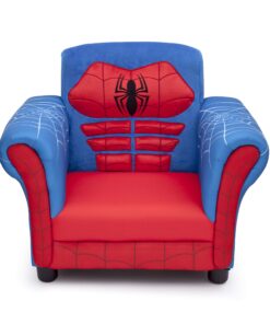 Delta Children Figural Upholstered Chair, Marvel Spider-Man (Blue, Red) 23 815yRpkkK5L