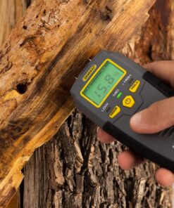 General Tools MMD4E Digital Moisture Meter, Water Leak Detector, Moisture Tester, Pin Type, Backlit LCD Display With Audible and Visual High-Medium-Low Moisture Content Alerts, Grays 28 815zZDkMKJL