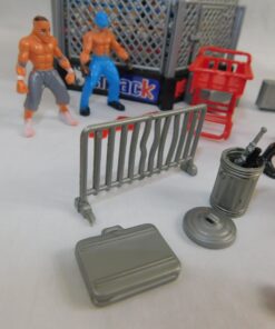 Liberty Imports Ultimate 32-Piece Wrestling Miniature Toys for Kids Pretend Play, Wrestler Figures with 2 Rings & Realistic Accessories for Boys and Girls, Great for Cake Toppers, Parties 31 815zdi7gd0L