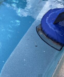 SWIMLINE HYDROTOOLS ORIGINAL 70200 FrogLog Animal Saving Escape Ramp For Pools & Spas | For All Small Animals Entering The Pool | Heavy Duty Material & Long Lasting | Reduces Pool Maintenance Blue 34 816 EkFI5pL