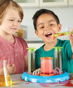 Learning Resources Beaker Creatures Deluxe Liquid Reactor Super Lab, 21 Piece Set with 4 Creatures, STEM Science Toy, Ages 5+, Multicolor (LSP8586-AMZ) 9 816 JgnmHLL