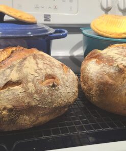 9 Inch Bread Banneton Proofing Basket - Baking Bowl Dough Gifts for Bakers Proving Baskets for Sourdough Bread Scraper Tool Starter Proofing 9 inch White Scraper 41 816 SQdGGbL