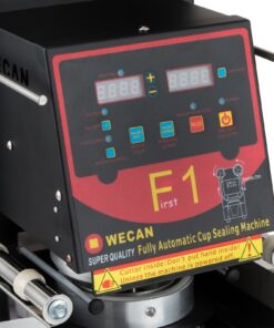 Happybuy 420W Automatic Cup Sealing Machine 500-650Cups Per Hour Electric Cup Sealer Machine With Digital Control for Sealing PP PET Paper Cups 14 816 kAV3lML