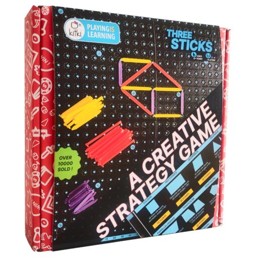 Kitki Three Sticks Creative Fun Math Board Game STEM Toy Gift for Boys & Girls