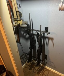 Hold Up Displays - Gun Rack and Rifle Storage Holds 6 Winchester Remington Ruger Firearms and More - Heavy Duty Steel - Made in The USA 1 Pack 24 8161rWnE51L