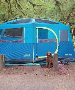 Coleman 8-Person Camping Tent with Built-in Closet | Tenaya Lake Cabin Tent with Fast Pitch Setup 77 8162UFjjjKL