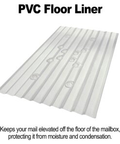 Mail Boss 7205 Package Master Curbside Locking Security Mailbox | Granite 21.5 x 12 x 16.5 inches 26 8163PMz h7L