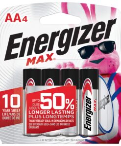 Energizer AA Batteries, Max Double A Battery Alkaline, 4 Count 4 Count (Pack of 1) 29 8164r4pw5LL 1