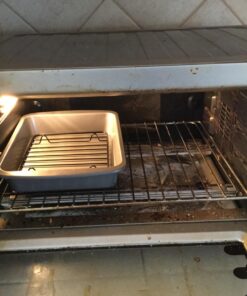 Ecolution EIOGY-1204 Toaster Oven Bakeware 4Piece Set | Nonstick Heavy Duty Carbon Steel,Gray Gray 43 8165KFGcMqL