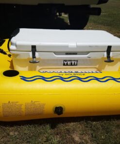 SOLSTICE Super Chill Inflatable River Raft Float Tube Series 1-6 Person With Cupholders Cooler Mesh Bottom Backrest Grab Handles Tie On Rope For River Lake Ocean Pool Floating Snow Heavy Duty Material Floating Cooler Raft 20 8166DI03ymL