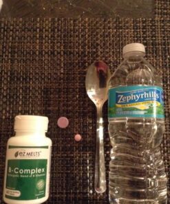 EZ Melts Dissolvable Vitamin B-Complex Tablet with Methyl B12 & Methyl Folate, Sugar-Free, 2-Month Supply 18 8167w5QGXBL