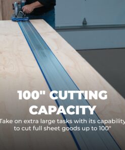 Kreg KMA3700 Accu-Cut XL - Track Saw Guide - With Universal Sled - Make Cross-, Rip- & Angled-Cuts Easily - Straight Cut Guide Track System - Circular Saw Track Guide 21 8167zf1rGRL