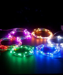 RTGS Products 30 LEDs Lights Indoor and Outdoor 9.5 Feet String Lights, Fairy Lights Battery Powered for Patio, Bedroom, Holiday Decor, etc (Pink) Pink 27 816A9LelEaL