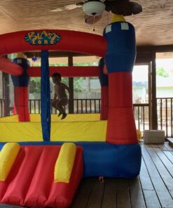 Blast Zone Magic Castle - Inflatable Bounce House with Blower - Premium Quality - Indoor/Outdoor - Portable - Sets Up in Seconds 30 816AEI1IwcL