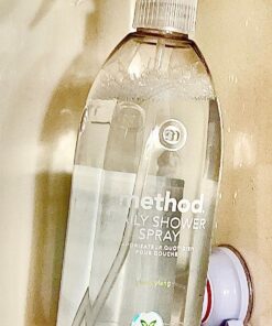 Method Daily Shower Cleaner Spray; Plant-Based & Biodegradable Formula; Spray and Walk Away - No Scrubbing Necessary; Ylang Ylang Scent; 28 Fl oz (Pack of 8); Packaging May Vary 28 Fl Oz (Pack of 8) 7 816Ai04d3ML