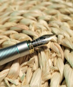 JINHAO 250 Stainless Steel Gold Trim Fountain Pen - Medium 1 44 816C tfcVvL