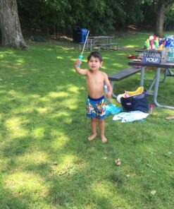 JOYIN 14.6’’ Big Bubble Wands for Kids, 1 Dozen Bubble Wand Bulk with Bubbles Refill Solution for Summer Toy Party Favor, Outdoors Activity, Easter Basket Stuffers, Birthday Gift Classic 29 816CN9pNJ8L