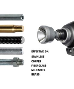 ORX PLUS TOOLS Deburring External Chamfer Tool, with HSS Blade, Deburring Drill Bit, Remove Burr Tools Quick Release Shank Fits for 1/8"-3/4"(3mm-19mm) Deburring Drill Bit 3mm-19mm / Sliver 24 816DDwZEML