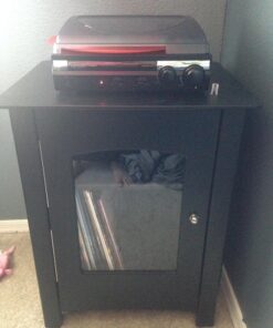 Jensen JTA-230 3 Speed Stereo Turntable with Built in Speakers, Aux in, Vinyl to MP3 Converting/Encoding Classic 26 816FSEzBnjL