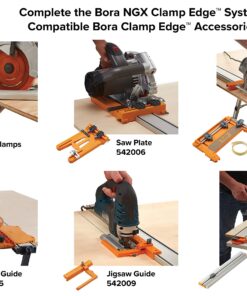 Bora Router Dado Jig, the Woodworking Router Guide That Allows For Precise, Straight Dados, Rabbets, and Mortises | 542005, orange 26 816FYtUWML