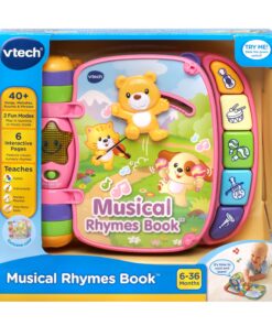 VTech Musical Rhymes Book, Pink Standard Packaging 30 816Fi1pswHL