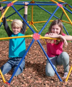 EASY OUTDOOR Space Dome Climber – Rust and UV Resistant Steel – 1000 lb. Capacity – for Kids Ages 3 to 9 31 816FvAF7YlL