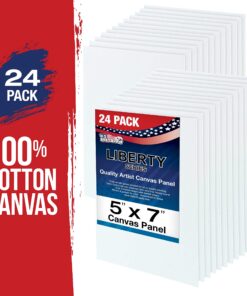 Alternative view of US Art Supply 5 X 7 inch Professional Artist Quality Acid Free Canvas Panels 12-Pack (1 Full Case of 12 Single Canvas Panels) 5" x 7"