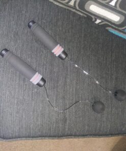 Benvo Weighted Ropeless Jump Rope Cordless Speed Rope Skipping Rope for Double Unders, Exercise, WOD, Boxing, MMA Beachbody Training Fitness- Updated Version Red 33 816IHcYoQOL