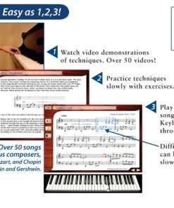 Alternative view of eMedia Intermediate Piano and Keyboard Method v2 PC/Mac Disc