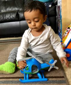 Green Toys Helicopter, Blue/Green 56 816LNFXVOnL