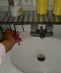 Honey-Can-Do KCH-04370 Adjustable Coated Steel Wire Shelf, 5.9 by 14.8-26 by 6-Inch,Black 8 816LQr89W6L