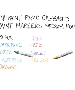Uni-Paint Markers, Medium Point, Assorted Colors, 12-Count 9 816N gbtjWL