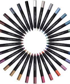 SHANY Chunky Eyeshadow Pencils Lip Liner, Eyeliner, Eye Pencils - Multi-Use Chunky Pencils for Eye Shadow, Lip Makeup, Lipstick with Vitamin E and Aloe Vera - Premium Packaging - Set of 30 Colors 34 816O31nKlUL