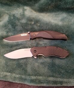 Kershaw Clash Pocketknife, 3" 8Cr13MoV Steel Drop Point Blade, Assisted One-Handed Flipper Opening, Folding Utility EDC 49 816OByeKQQL