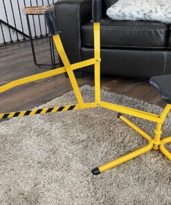 The Big Dig Sandbox Digger Excavator Crane with 360 Degree Rotation with Base Great for Sand, Dirt and Snow, Steel Outdoor Play Toy, Yellow 52 816OfNc9JQL