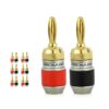 Mediabridge™ Banana Plugs - Corrosion-Resistant 24K Gold-Plated Connectors - 6 Pair/12 Banana Plugs (Part# SPC-BP2-6) 17 816Oi MGx0L
