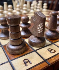 Chess Royal 30 European Wooden Handmade International Set, 11.81 x 1.97-Inch 20 816PAJWIHwL