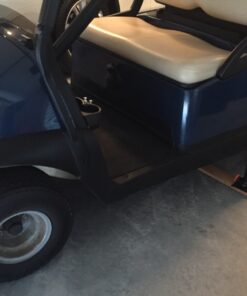 10" VAMPIRE Machined/Black GOLF CART WHEELS AND 205/50-10 Low Profile Golf Cart Tires Combo - Set of 4 26 816PTHajCxL