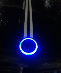 iJDMTOY Compatible With BMW Front Hood or Rear Trunk Lid, Ultra Blue 3.25-Inch 82mm Roundel LED Emblem Background Illumination Lighting Kit 31 816Qt7MnfL