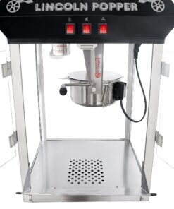 Great Northern Popcorn Black Bar Style Lincoln 8 Ounce Antique Popcorn Machine (Bar Style) Machine Only 38 816SDoo4wFL