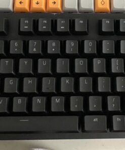 Razer BlackWidow Lite TKL Tenkeyless Mechanical Keyboard : Orange Key Switches - Tactile & Silent - White Individual Key Lighting - Compact Design - Detachable Cable - Classic Black Orange Switches - Tactile & Silent 42 816THdcPZ L