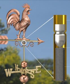 Good Directions Bantam Rooster Weathervane, Pure Copper 20 816TKGAP4gL