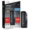 ARRIS SURFboard SBG6580 DOCSIS 3.0 Cable Modem/ Wi-Fi N300 2.4Ghz + N300 5GHz Dual Band Router - Retail Packaging Black (570763-006-00) 28 816TV4374EL