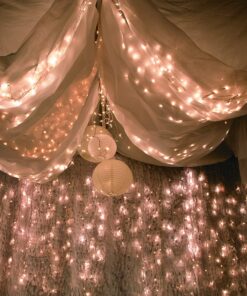 White Gossamer Roll - Drapery Sheer Fabric - Draping Fabric - 1 Gossamer Fabric Roll - 100 FT x 3 FT - Prom Decoration & Wedding Decoration - Wedding Arch Draping Fabric - Party Supplies 13 816U8rf5NkL